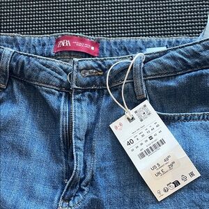 Zara blue jeans! Code 6164/101/427